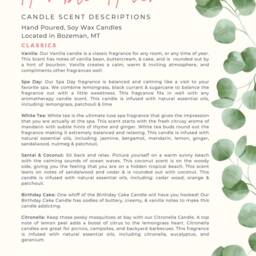 6 Oz. White Ceramic Soy Candle - thumbnail 4