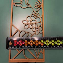 Hummingbird Trellis For Houseplants, 3D Printed Support, Indoor Plant Stake, Gift - thumbnail 3