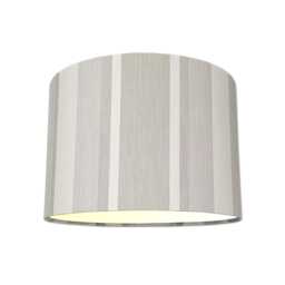 Lampshades in Laura Ashley Awning Stripe Dove Grey Fabric Handmade Free Delivery - thumbnail 2