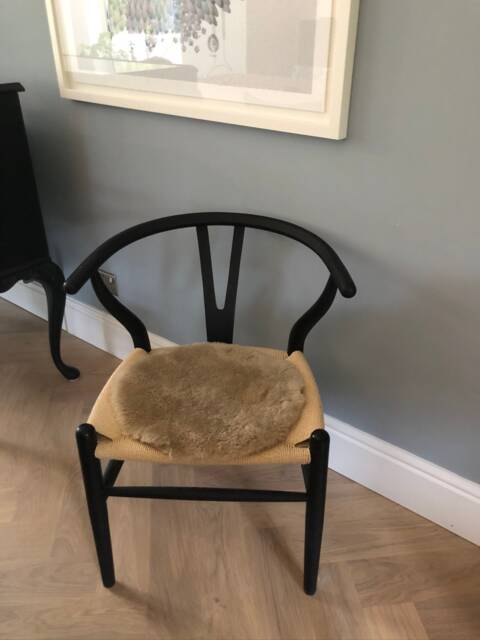 Sheepskin Seat Pad, Home Office, Office Decor, Desk Chair, Working From - image 1