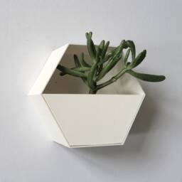 Honeycomb Wall Planter, Geometric Plant Pot For Modern Interiors - thumbnail 2