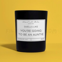 You Are Going To Be An Auntie Candle, Pregnancy Announcement Gift, ??? - thumbnail 3