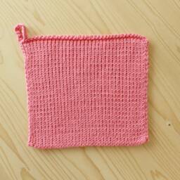 Knitted Towel, Face Towel Soft & Thick, Zero Waste Knitting Handmade - thumbnail 3