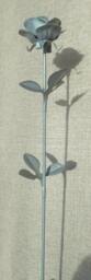 Metal Anniversary Silver Rose Decoration Floral Roses Gift Flower Steel Rose ?????????????? Rosa ?????? Ardaigh Surgens Roos ???????? ???? ?????????????? ?????? ???????? - thumbnail 4