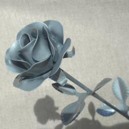 Metal Anniversary Silver Rose Decoration Floral Roses Gift Flower Steel Rose ?????????????? Rosa ?????? Ardaigh Surgens Roos ???????? ???? ?????????????? ?????? ???????? - thumbnail 3