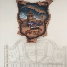 Handmade Leather Wall Art/Tapestry/Decoration/Car/Auto - thumbnail 2