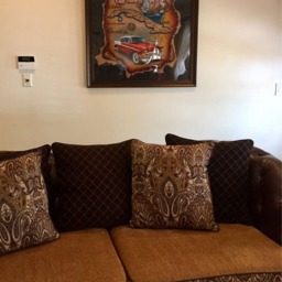 Handmade Leather Wall Art/Tapestry/Decoration/Car/Auto - thumbnail 4
