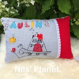"Personalized Cuddly Pillow ""So Happy Together" - thumbnail 2