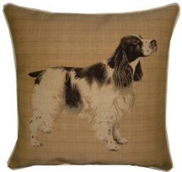 Spaniel Blue Roan Woven Tapestry Cushion Cover Sham - thumbnail 1