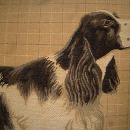 Spaniel Blue Roan Woven Tapestry Cushion Cover Sham - thumbnail 2