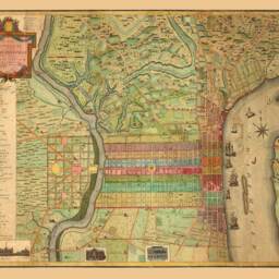 Antique Philadelphia Map Print Pennsylvania Vintage Wall Art - thumbnail 2