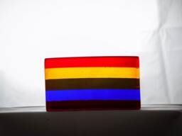 "Multicolored Resin Block ""Rainbow" - thumbnail 1