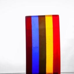 "Multicolored Resin Block ""Rainbow" - thumbnail 2