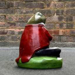 Unique Frog Statue Concrete Sculpture Cement Figurine Handmade Decoration Frog Lover Gift Garden & Home Ornament Yard Art - thumbnail 4