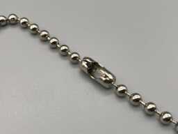 No.6 Silver Chain For Roller/Vertical Blind - 3.2mm Ball 1/3/5 Meter Variation + Free Connector