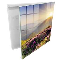 Mountain East Wall Mounted Key Cabinet, Green Box For Home, Photographic Landscapes, Nature Lovers - thumbnail 2