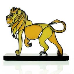 Lion Sculpture Cast in Resin By Jason Oliva Art Print Painting Gift Statue Animal Wildlife - thumbnail 1