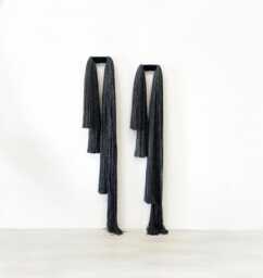 Made To Order/Textile Wall Sculpture/ Hanging/Textile Art/Fiber Art/Home Decor/Black Art/Neutral Art/Contemporary Art