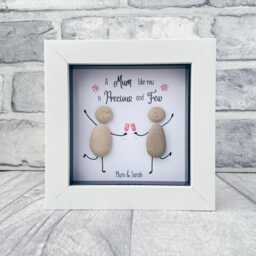 Mum Pebble Art Gift, Birthday Christmas Or Mothers Day, 40Th 50Th 60Th 70Th 80Th 90Th Gift For Women, Mother Daughter Gifts - thumbnail 3