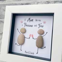 Mum Pebble Art Gift, Birthday Christmas Or Mothers Day, 40Th 50Th 60Th 70Th 80Th 90Th Gift For Women, Mother Daughter Gifts - thumbnail 2