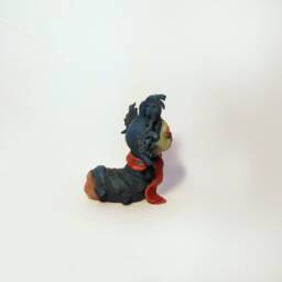 Labyrinth - Ello Worm. Handmade Polymer Clay Action Figure. Unique Collectible - thumbnail 2