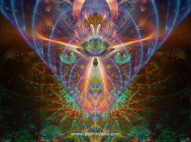 The Emerald Eyes Cosmic Tapestry - Wall Hanging Conscious- Meditation Spiritual Visionary Yoga- Healing Art - image 1