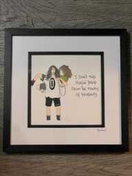 Hunger Strike Temple Of The Dog Hand Drawn Framed Picture - thumbnail 1