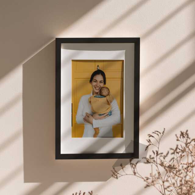 Personalised Photo Print, Mounted & Framed, Custom Portrait Or Landscape - image 1