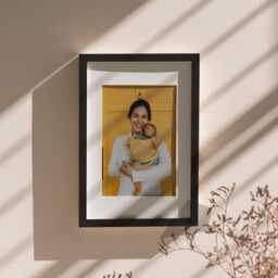 Personalised Photo Print, Mounted & Framed, Custom Portrait Or Landscape