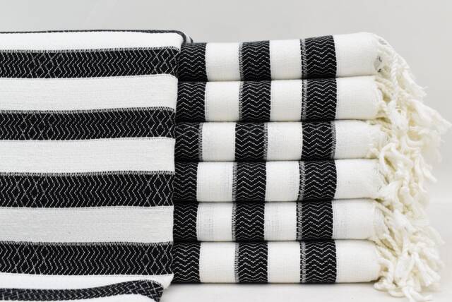 Black Turkish Towel, Turkey 40x70, Beach Bath Towel, Beach Towel, Wedding Gift Towel, Wholesale Towels Bct-Bck - image 1