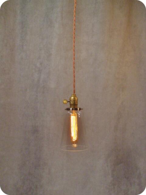 Vintage Industrial Steel Tubular Glass Pendant Light - Machine Age Minimalist Bare Bulb Hanging Lamp, Flat Shade - image 1