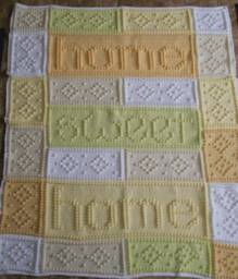 Home Pattern For Crocheted Blanket - thumbnail 1