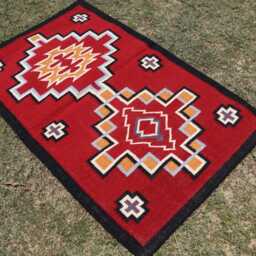 Southwest Kilim Hand-Woven Tribal 3x5 Navajo Area Rug Carpet Wool Turkish Decorative Kilim Bohemian Home Decor - thumbnail 4