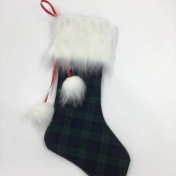 Black Watch Tartan Christmas Stocking - thumbnail 2