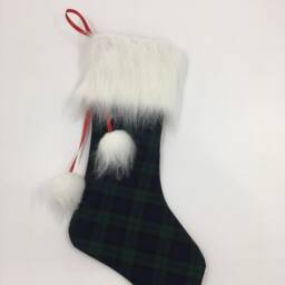 Black Watch Tartan Christmas Stocking - thumbnail 4