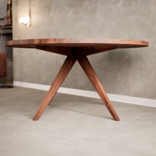 Transform Your Work From Home Space With Our Round Dining Room Table - The Perfect Choice For Working & Comfortable Experience - image 1