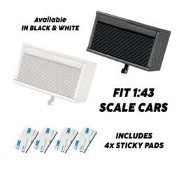 xl Garage Key Holder For Hot Wheels - Carbon Fibre Look Wall-Mounted, Fits 143 Scale Car, 3D Printed Gift Him, Decor, Man Gifts - thumbnail 2