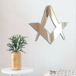 Customizable Acrylic Wall Mirror Eco-Friendly Home Decor - thumbnail 2