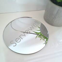 Customizable Acrylic Wall Mirror Eco-Friendly Home Decor - thumbnail 3