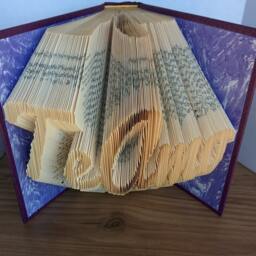 Te Amo - Folded Book Art Fully Customizable, Spanish, I Love You - thumbnail 2