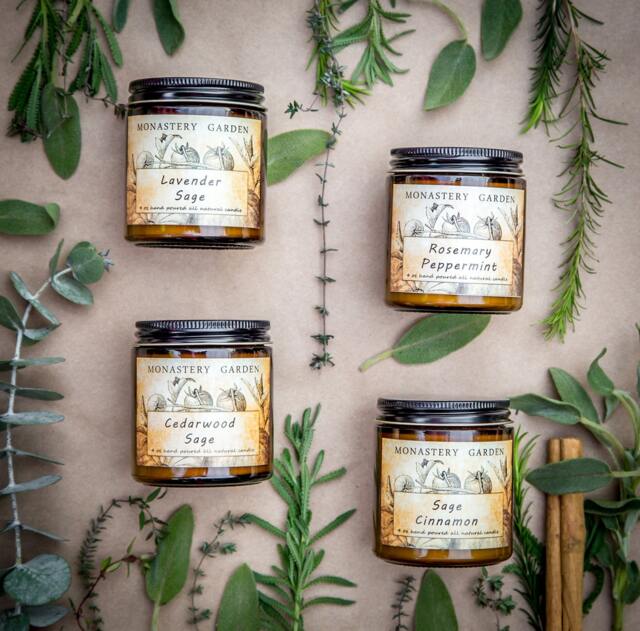 Gift For Mom, Set Of Three Hand Poured Scented Soy Candles, Natural Soy Candle, Her, 4 Oz Jar Candles, Bff Gift, Special Offer - image 1