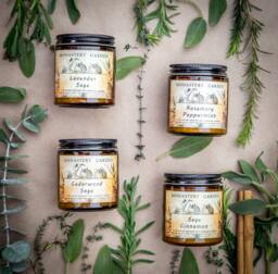 Gift For Mom, Set Of Three Hand Poured Scented Soy Candles, Natural Soy Candle, Her, 4 Oz Jar Candles, Bff Gift, Special Offer - thumbnail 1