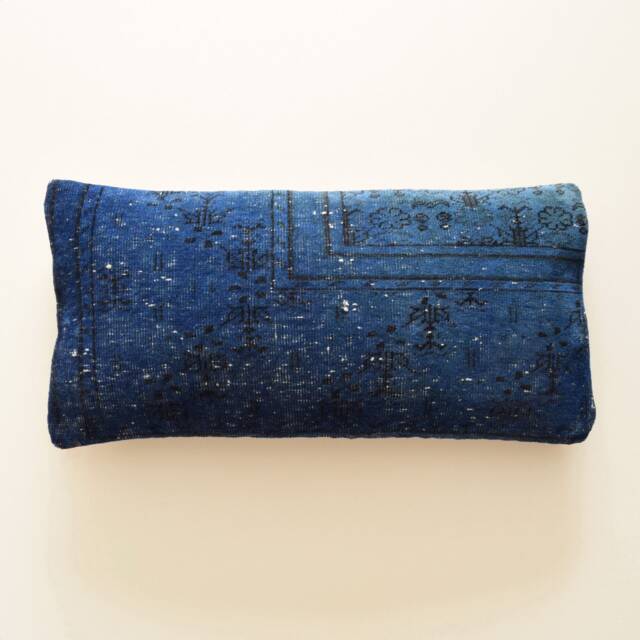 Rug Pillow Cover 12 X 24 Moroccan Anatolian Cuscini Wool Etnische Kussens 30X60 - image 1