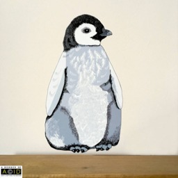 Wall Stickers Penguin, Penguin Decal, Bathroom Nautical Nursery, Bird Stickers, Nursery Decor, Kids Bedroom - thumbnail 3