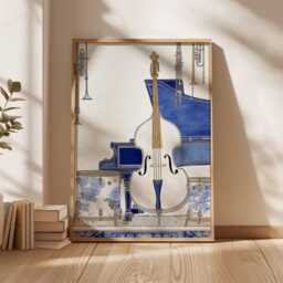 Musical Instrument Poster, Music Wall Art Print, Studio Decor, Lover Gift, Vintage Print - thumbnail 3