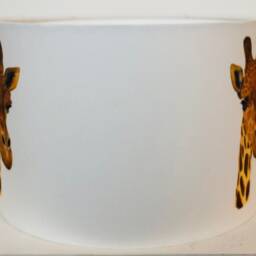 Handmade Giraffe Lampshade Children's Animal Print Shade - thumbnail 3