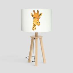 Handmade Giraffe Lampshade Children's Animal Print Shade
