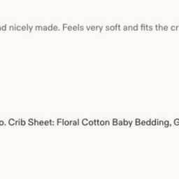 Rifle Paper Co. Floral Crib Sheet Blue Sage Botanical Bedding - thumbnail 4