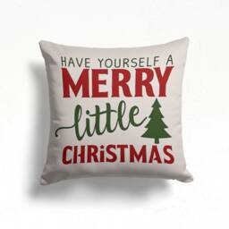 Christmas Pillow Covers/Christmas Home Decor/Pine Tree Case/Christmas Decor/Black White Checkered Xmas Deer Cushion Case - thumbnail 2