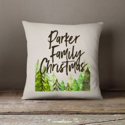 Custom Family Christmas, Name Christmas Pillow, Holiday 18 - thumbnail 3